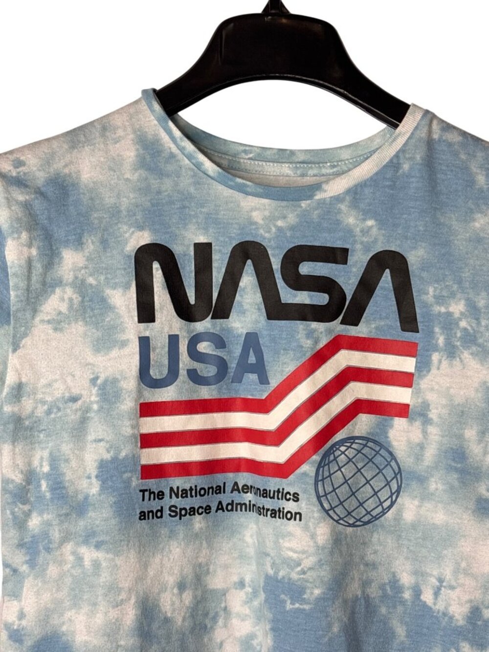 Mad Engine Womens NASA USA Tee M M10-12 National Aeronautics Space Administratio - Picture 2 of 4